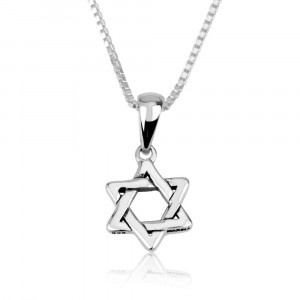 925 Sterling Silver Star Of David Pendant Sans Stones
 Israeli Jewelry Designers