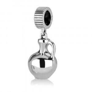 Juglet Coin Replica Charm in Sterling Silver Souvenirs From Israel