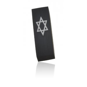 Black Star of David Car Mezuzah by Adi Sidler Judaica Moderna