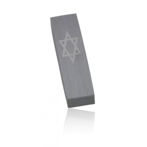 Gray Star of David Car Mezuzah by Adi Sidler Judaica Moderna