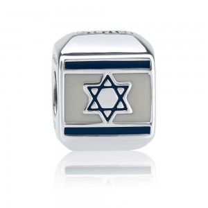 Flag of Israel Bracelet Charm by Marina Jewelry Charms