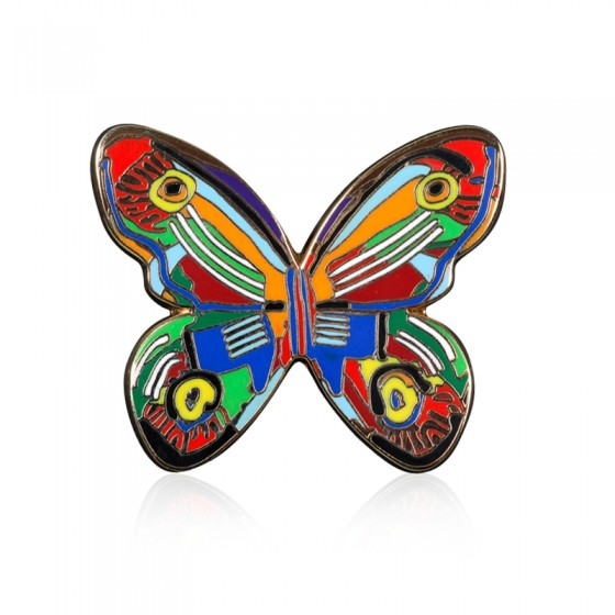 David Gerstein Butterfly She Brooch