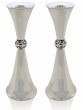 Candlesticks in Sterling Silver with Filigree by Nadav Art