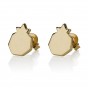 Pomegranate Stud Earrings 14k Yellow Gold